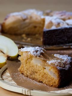 Birnen-Marzipan-Kuchen Rezepthauptbild