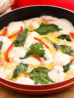 Foto resep Resep Pizza Telur Dadar