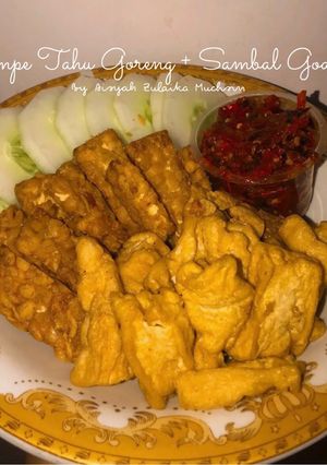 Foto resep Tempe Tahu Goreng + Sambal Goang
