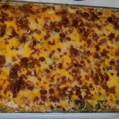 A picture of Keto Chicken Bacon Ranch Casserole.