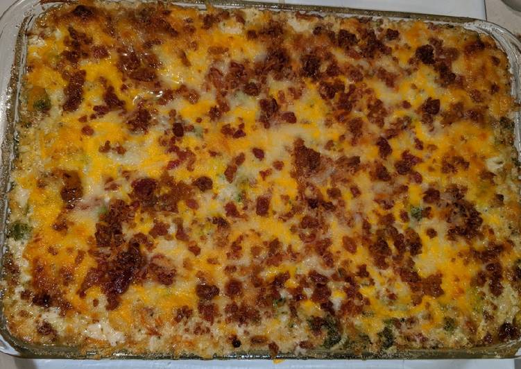 Keto Chicken Bacon Ranch Casserole Keto Chicken Bacon Ranch Casserole