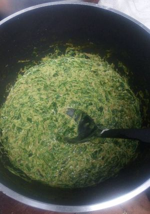 A picture of African vegetables.