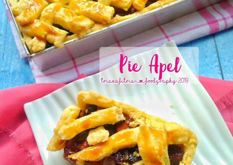 Resep Pie Apel (eggless), Lezat