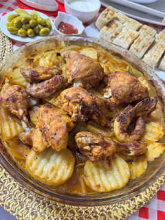 صورة لوصفة صينية بطاطا بصلصة الطماطم