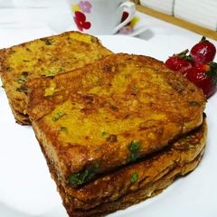 A picture of Spiced french toast.