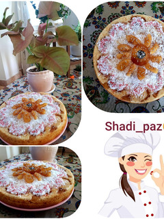 عکسی از دستور کیک پای سیب و دارچین🍎🍎🍎🍏🍏