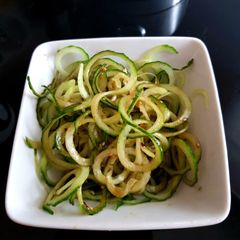 A picture of Asian Spicy Cucumber Sesame Salad.