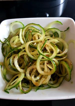 A picture of Asian Spicy Cucumber Sesame Salad.