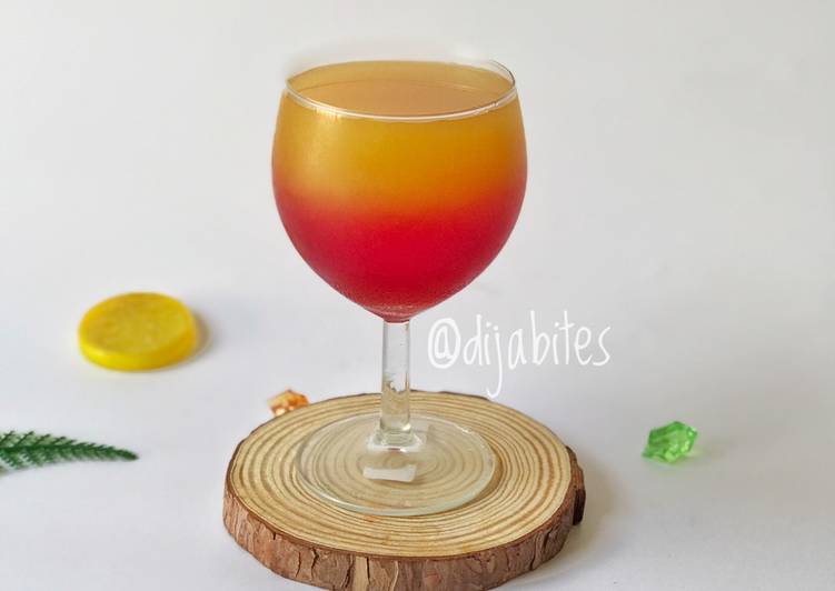 Recipe of Super Quick Mango grenadine punch