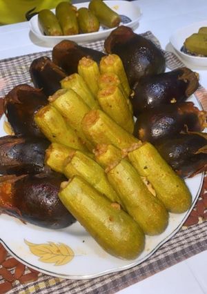 صورة لوصفة محشي كوسا وباذنجان