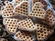 Una foto de waffles al horno