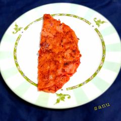 A picture of Carrot and Beetroot Rava Dosa.