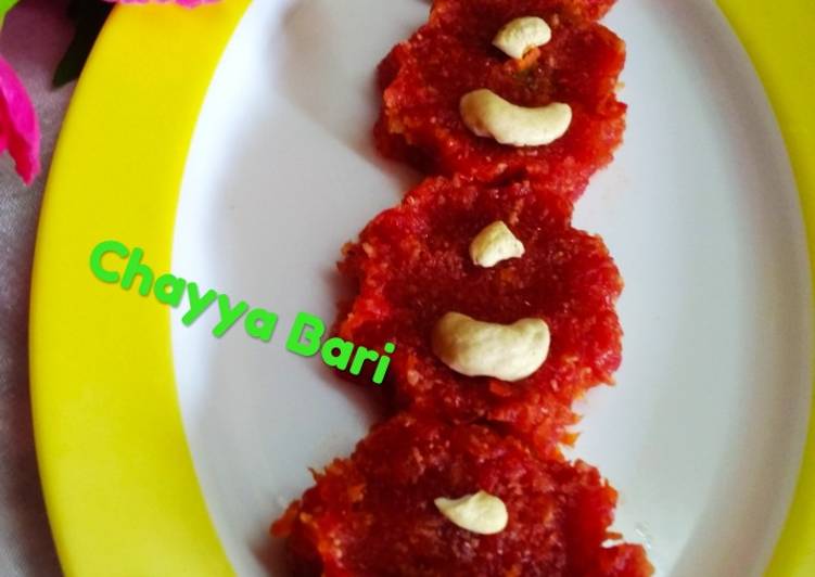 Easiest Way to Prepare Ultimate Carrot Burfi