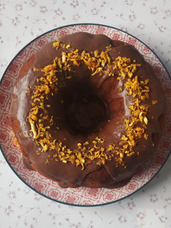 Una foto de Budín Húmedo de naranja