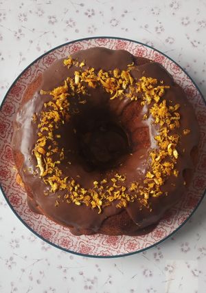 Una foto de Budín Húmedo de naranja