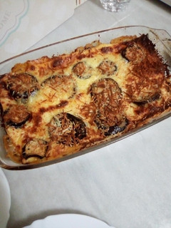 Una foto de Pastel de berenjena con pan bimbo