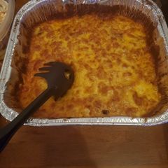 A picture of Creamy Baked Mac & Cheese.