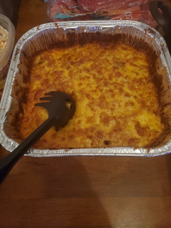 A picture of Creamy Baked Mac & Cheese.