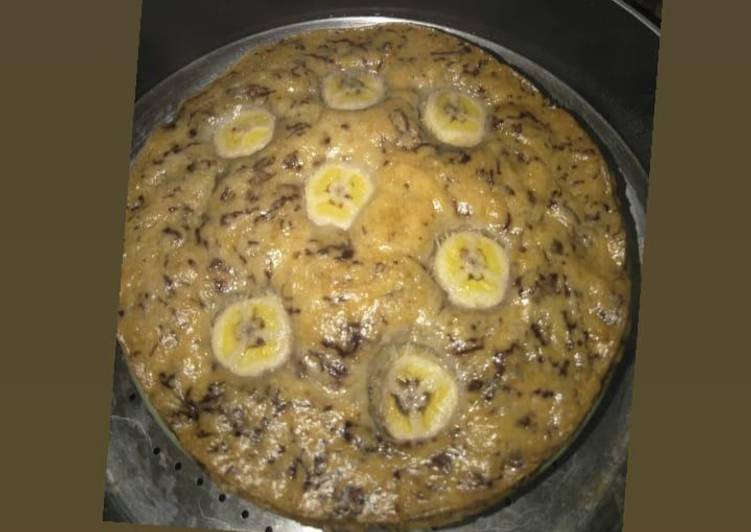 Bolu pisang kukus simpel (tanpa mixer)