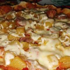 Una foto de Pizza Casera al Sartén
