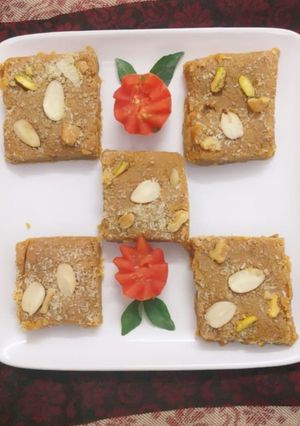 A picture of Baisan ka Halwa.
