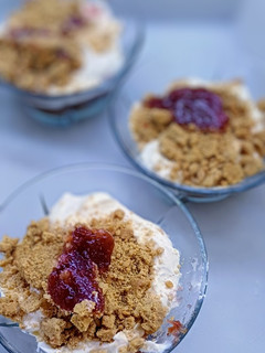 Φωτογραφία της συνταγής Cheesecake στο ποτήρι χωρίς ζάχαρη σε 5 λεπτά