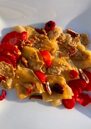 Une photo de Crêpes healthy à l’épeautre