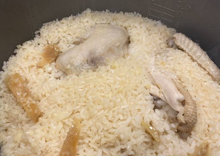 Cara Membuat Nasi hainam rice cooker, Enak Banget