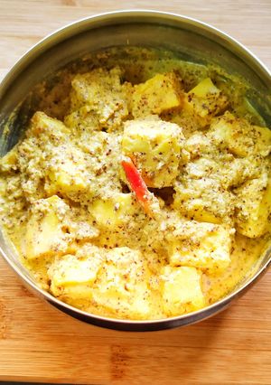 পনির ভাপা রেসিপির প্রধান ছবি