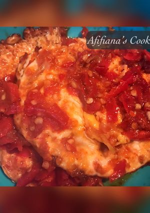 Foto resep Telor ceplok balado maknyus