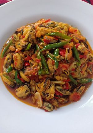Foto resep Tumis kerang pedas
