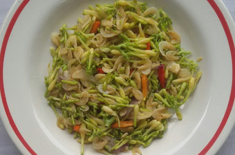 Langkah Mudah untuk Membuat Tumis Bunga Pepaya Campur Udang Seser yang Bikin Ngiler