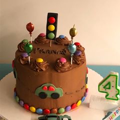 A picture of Eggless Chocolate Cake.