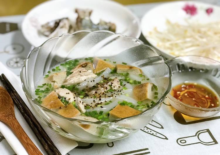 Bánh canh cá bột xắt