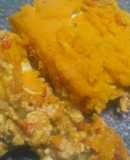 Pastel de pollo y calabaza