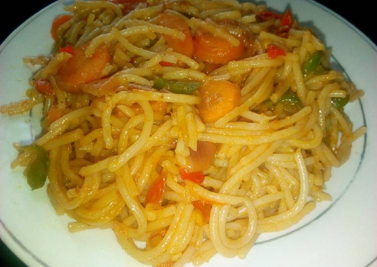 Recipe of Homemade Fried Spaghetti | So Appetizing Food Recipe From My Kitchen