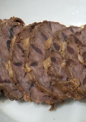 A picture of Chinese Soya Sauce Beef Shank (Served Cold)鹵水牛展.
