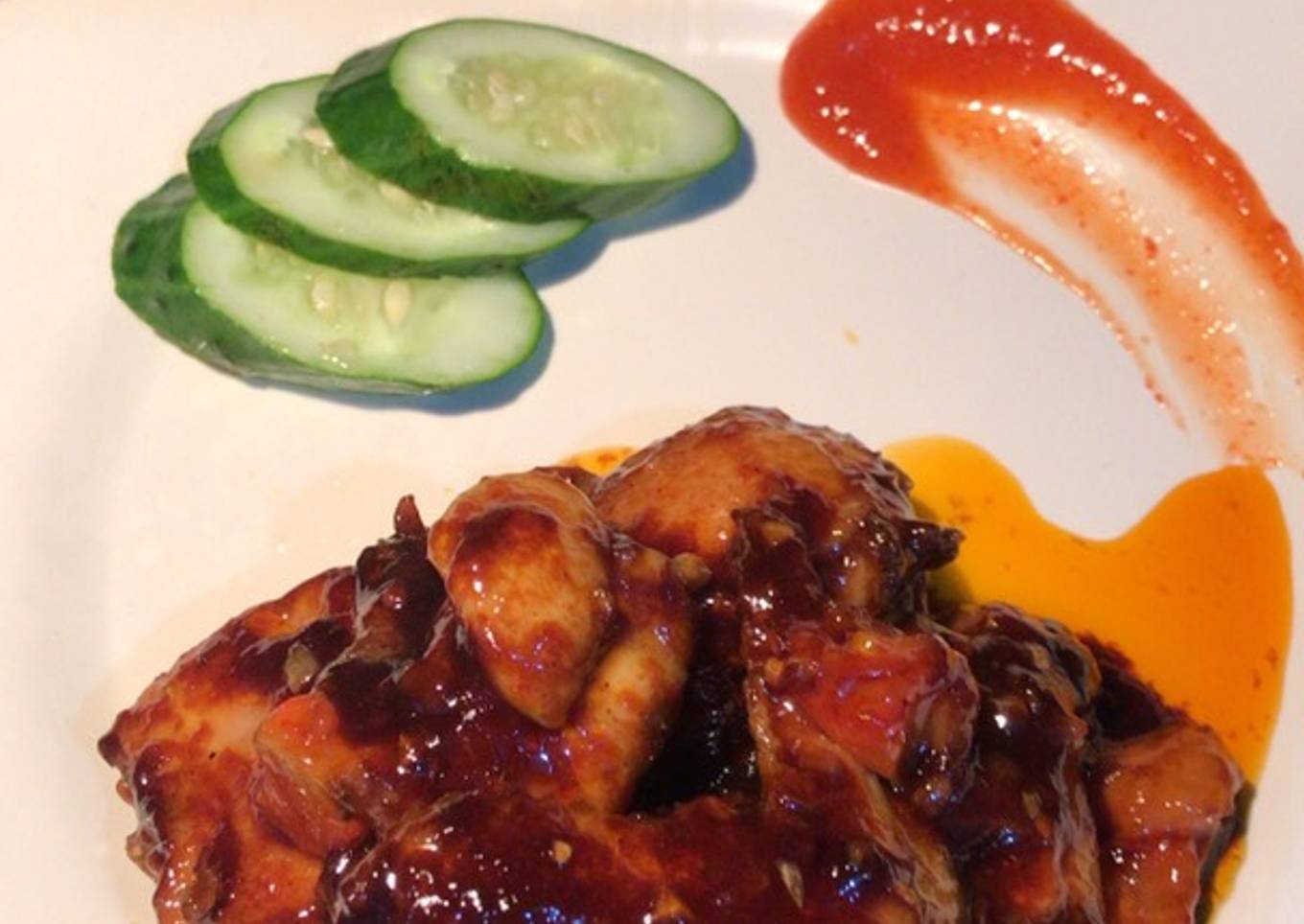 Ayam goreng saus mentega