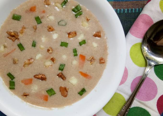 Walnut Paneer Soup