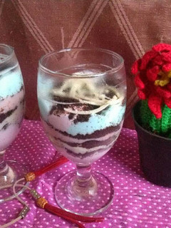 Foto resep Oreo cake with ice cream 🍦