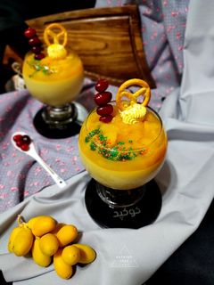 عکسی از دستور دسر انبه با سس انبه🥭