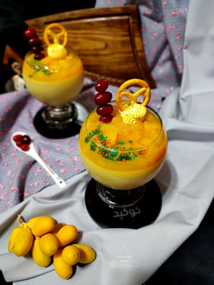 عکسی از دستور دسر انبه با سس انبه🥭