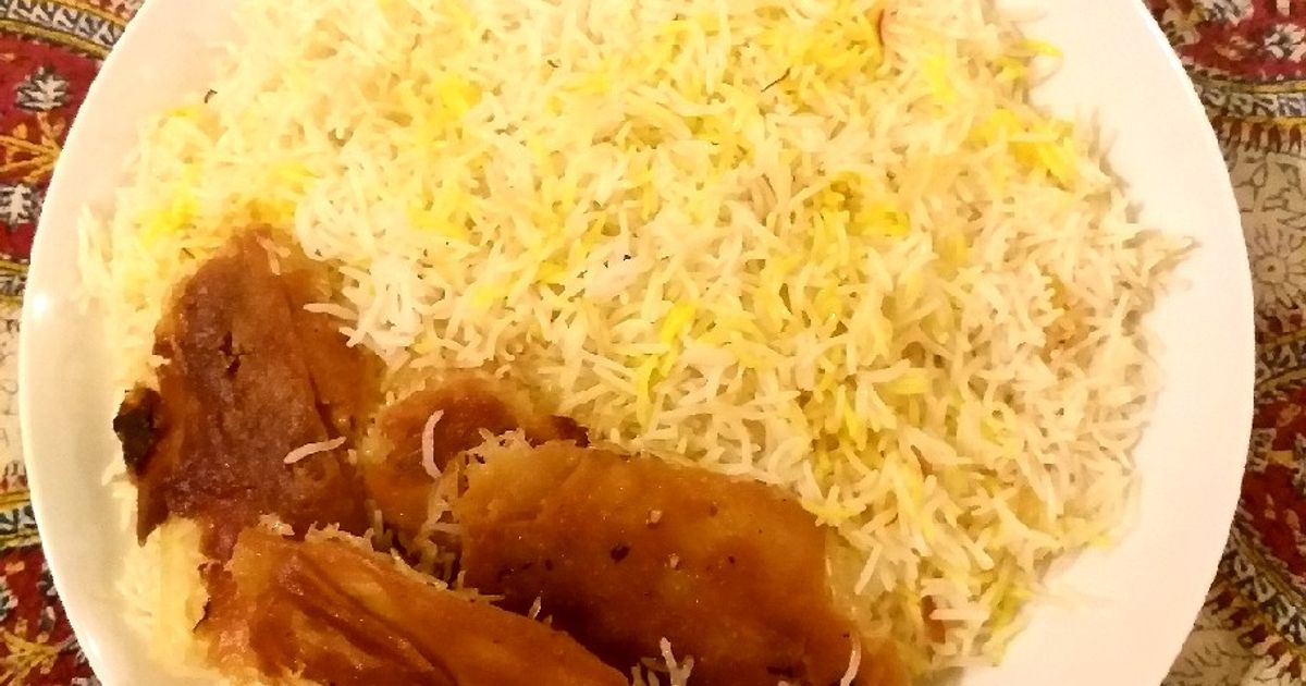 Chelo With Crispy Tahdig(persian Steamed White Rice) Recipe by Mina ...
