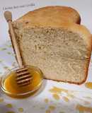Pan de miel elaborado con la panificadora