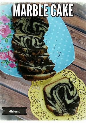 Foto resep Coffee marble cake