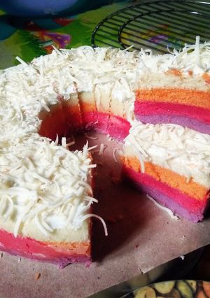 Foto resep Reinbow cake ekonomis