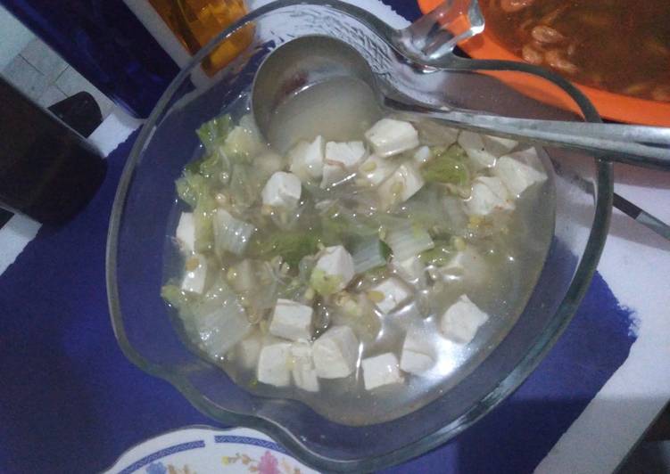Soup tahu simpel