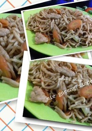 Foto resep Mie goreng otak2 simpel.