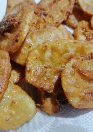 A picture of Aloo Pakorey.
