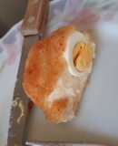 Huevos de codorniz en bechamel